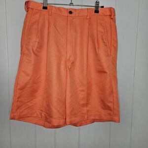 Hagger Est 1926 Dress Shorts Orange Size 32 Bermuda